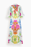 Rianna & Nina Dresses Silk Dress in Manitari White