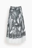 Erdem Skirts Timea Pleated Skirt in Yevonde Lace