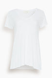 American Vintage Tops Jacksonville Top in Blanc