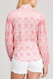 Bell Tops Bea Blouse in Pink Multi