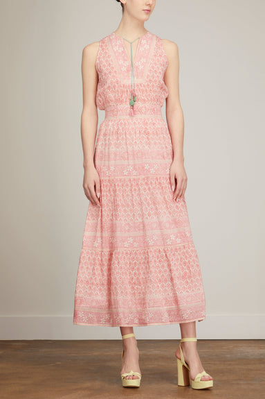 Bell Dresses Emily Maxi Dress in Pink Floral
