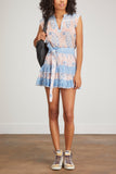 Bell Skirts Rebecca Mini Skirt in Pink/Blue Multi