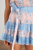 Bell Skirts Rebecca Mini Skirt in Pink/Blue Multi