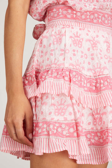 Bell Skirts Rebecca Mini Skirt in Pink Multi