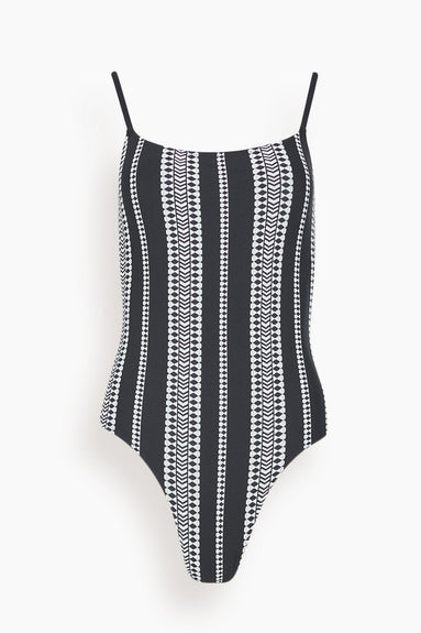 Lemlem Luchia Classic One Piece in Black – Hampden Clothing