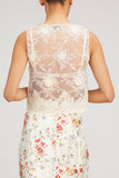 Black Iris Tops Lace Shell in Ivory Black Iris Lace Shell in Ivory