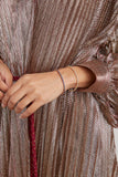 C'est Nuit Bracelets Blue Sapphire Flex Bangle in 18k White Gold