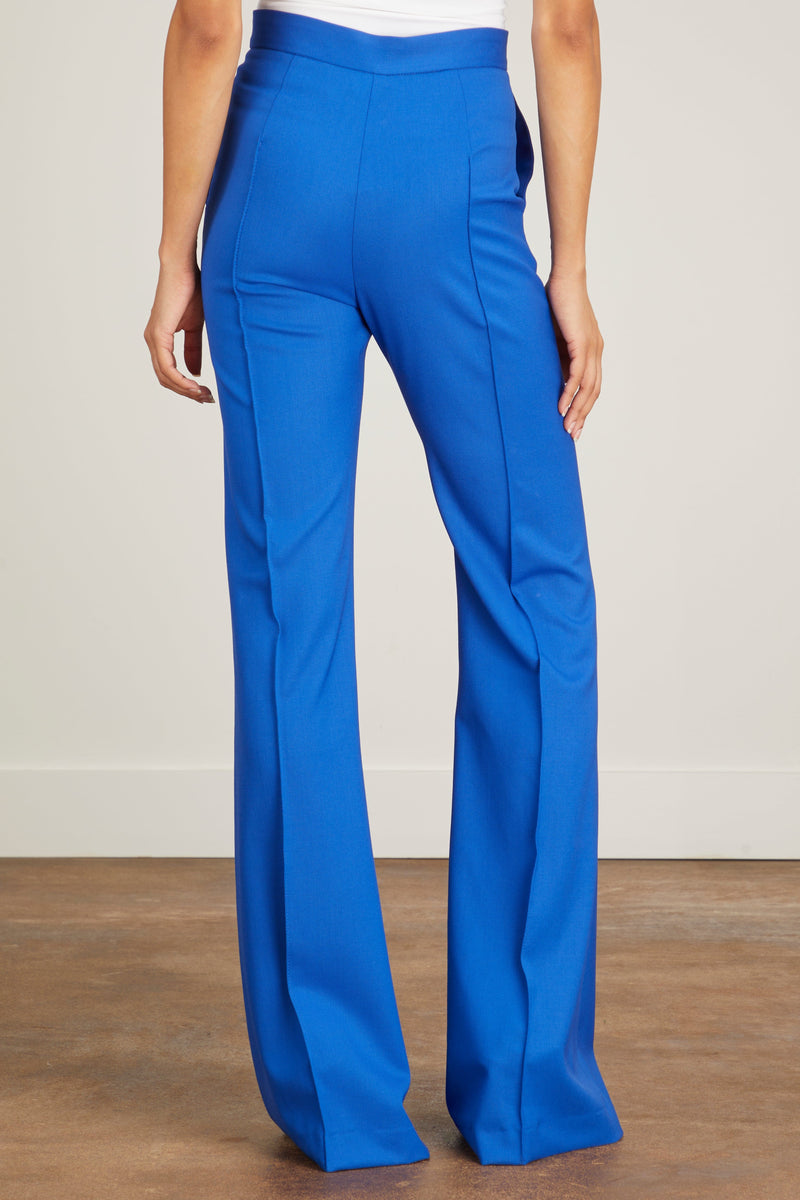 Corduroy Flared Trousers  Bright Blue  Hello My Love