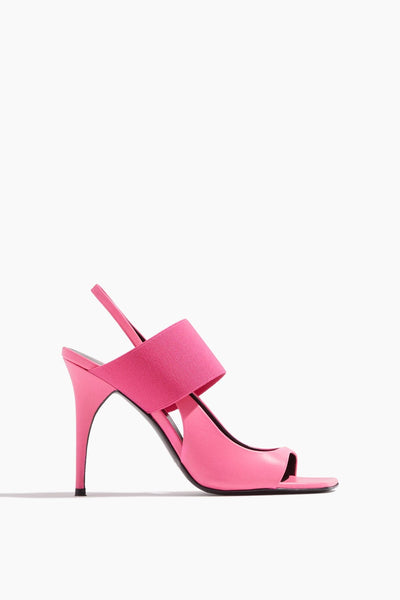 Elastic Sandal in Hot Pink