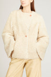 by Malene Birger Coats Albertas Coat in Vanilla Cream