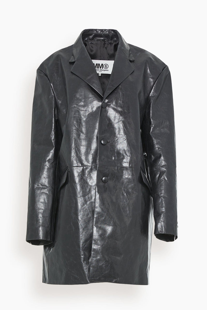 MM6 Leather Jacket in Black – Hampden Clothing