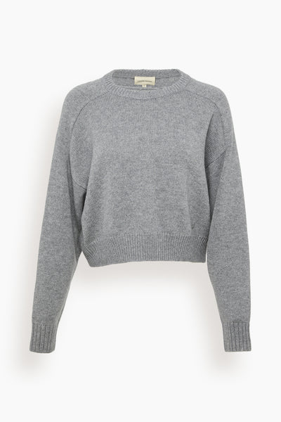 Bruzzi Oversized Sweater in Grey Melange