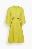 Summer Cruise Dress in Lemon Yellow