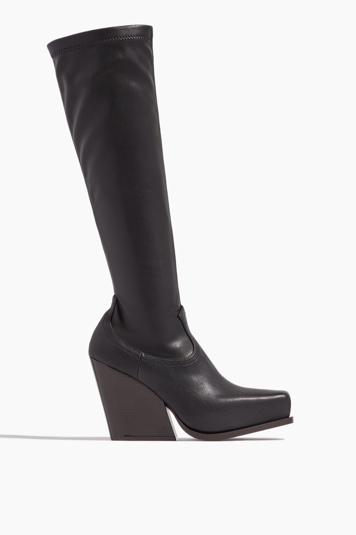 Stella McCartney Shoes Boots Cowboy Knee High Boot in Black