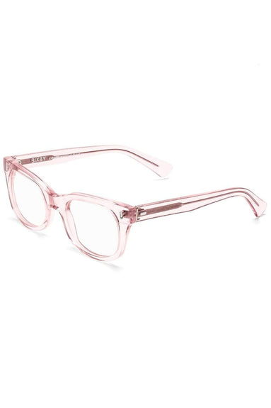 Caddis Reading Glasses Bixby Glasses in Polished Clear Pink