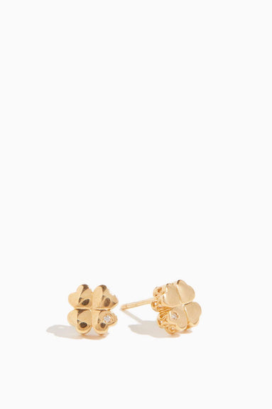 Theodosia Consignment Earrings Clover Studs