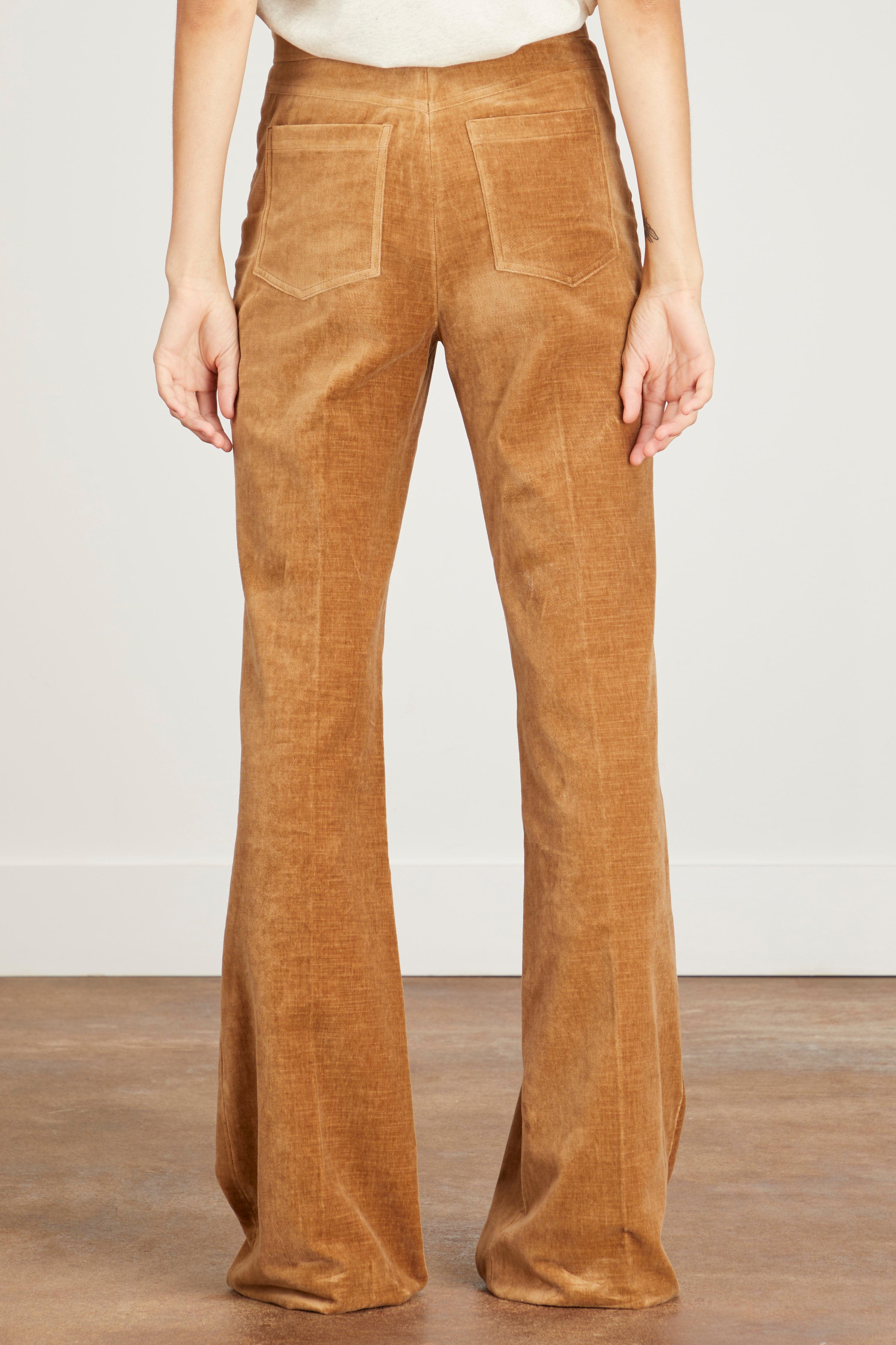 Callas Milano Pants Lexi High Waist Flare Leg Pant in Teddybear