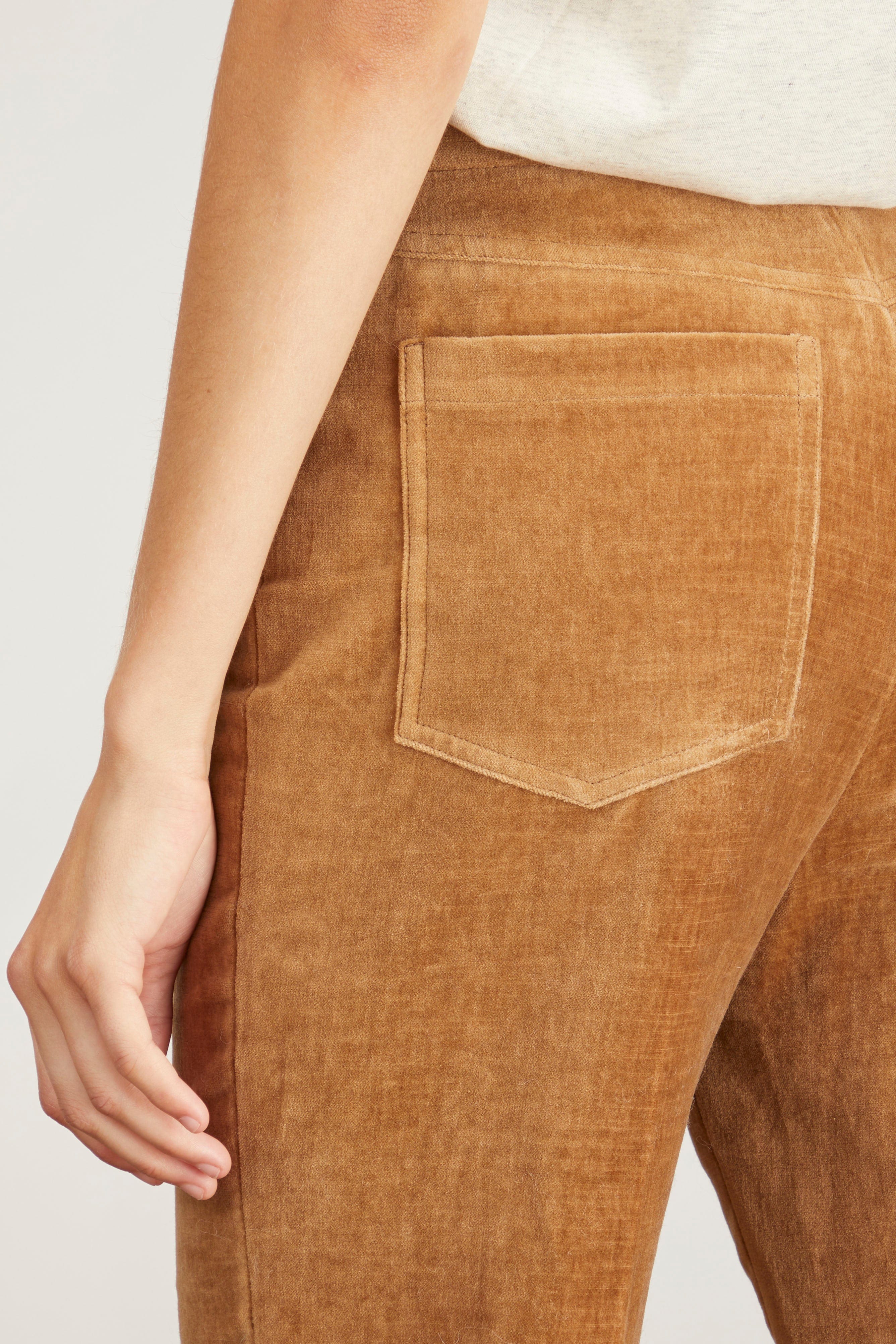 Callas Milano Pants Lexi High Waist Flare Leg Pant in Teddybear