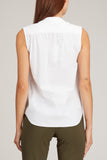 Callas Milano Tops Olympia Sleeveless Blouse in White