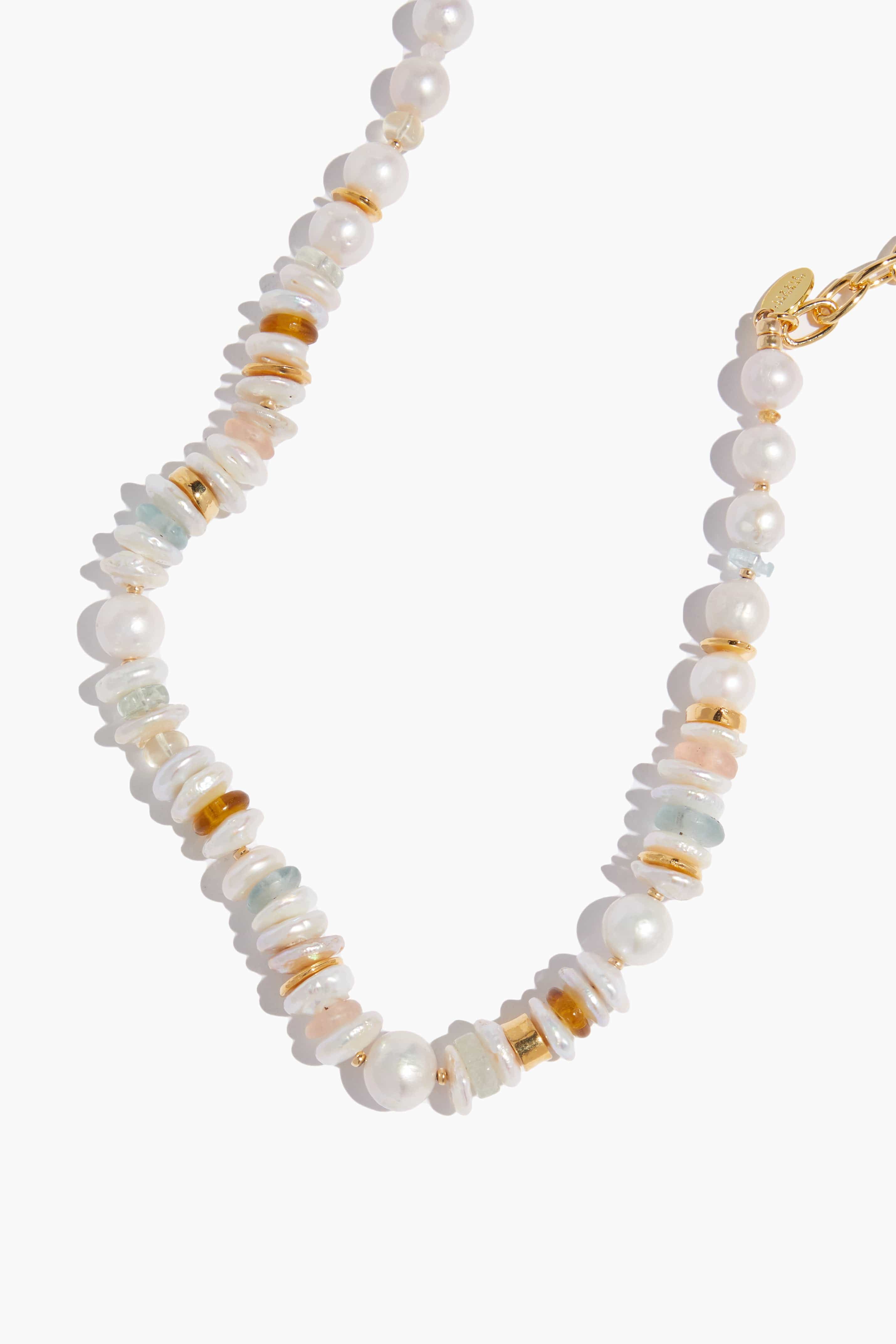 Lizzie Fortunato Necklaces Moonlight Necklace in White