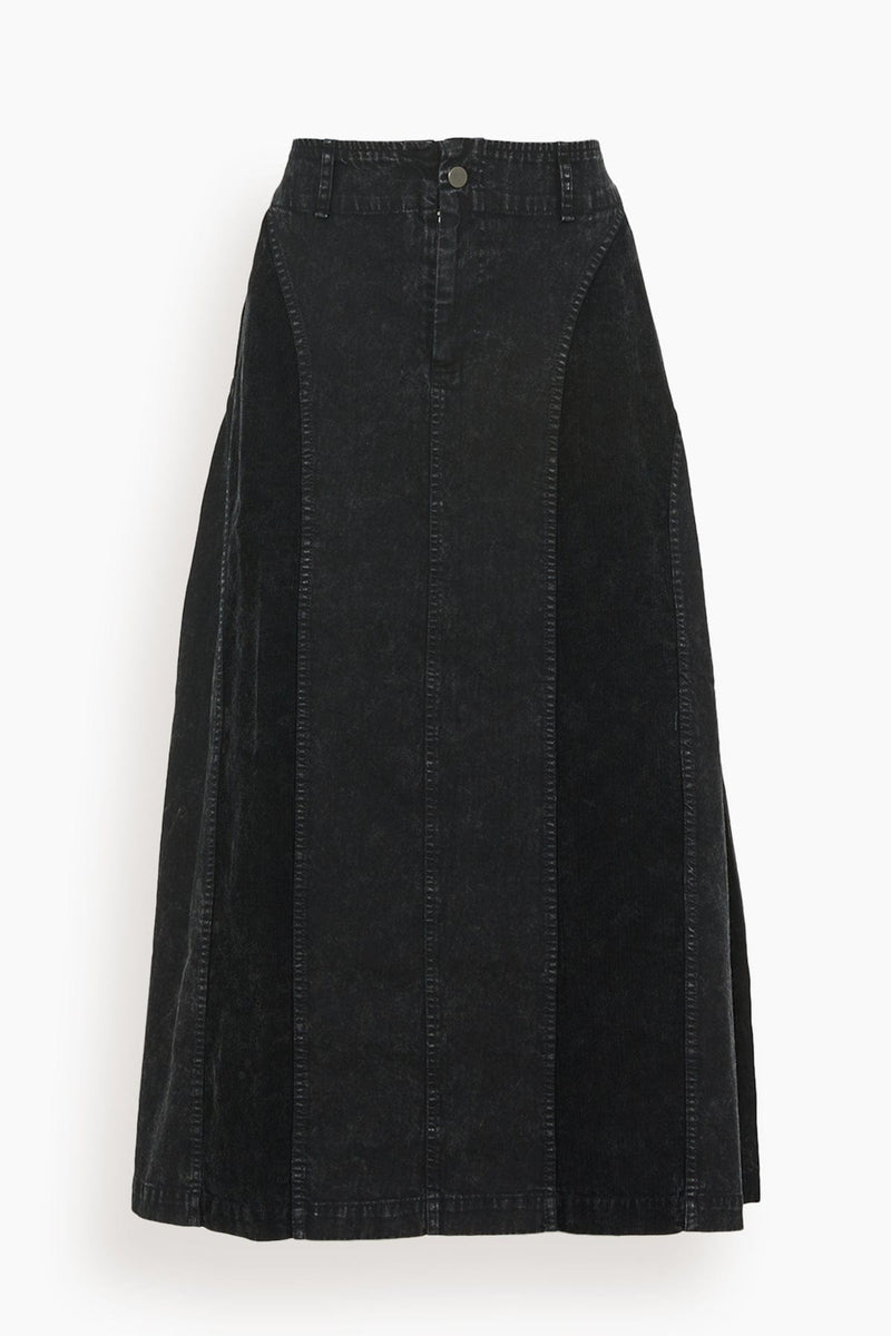 Sea Tyla Twill Skirt in Black – Hampden Clothing