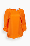 Clarice Cady Top in Arancia