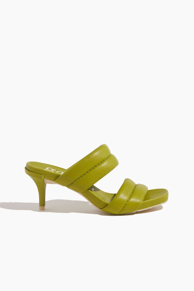 Clea Sandal in Verdant Pebble Nappa