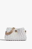 Proenza Schouler Handbags Shoulder Bags Small Woven Leather Chain Tobo Bag in Optic White