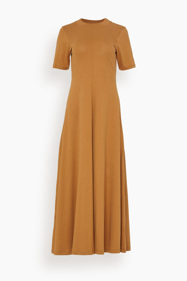 Loulou Studio Dresses Sola Long Dress in Camel