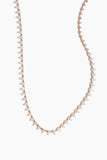 C'est Nuit Necklaces Pear Diamond Tennis Necklace in 14k Rose Gold C'est Nuit Pear Diamond Tennis Necklace in 14k Rose Gold
