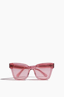 Chimi Sunglasses #005 Clear Sunglasses in Guava