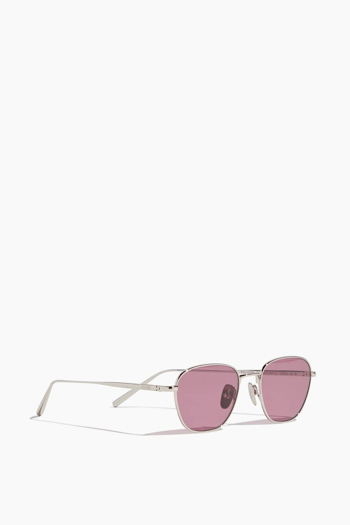 Chimi Sunglasses in Polygon Silver/Plum Purple – Hampden Clothing