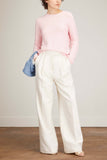 Christian Wijnants Sweaters Round Neckline Sweater in Soft Pink