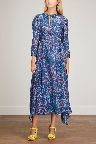 Chufy Dresses Mila Maxi Dress in Gunai Blue