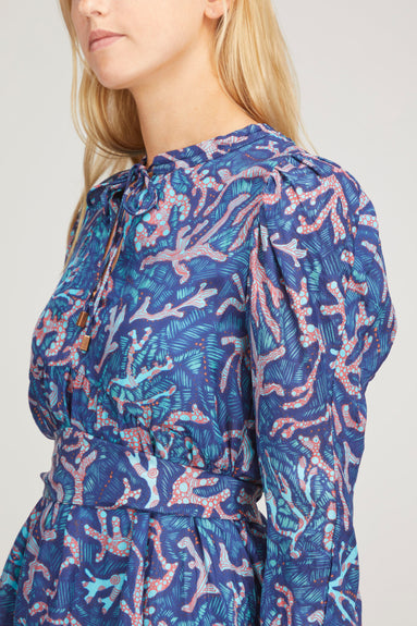 Chufy Dresses Mila Maxi Dress in Gunai Blue
