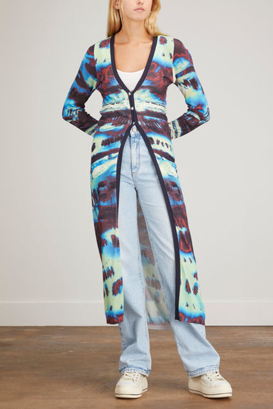 Chufy Jackets Brim Knitted Cardigan in Laia Sky Chufy Brim Knitted Cardigan in Laia Sky