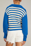 Ciao Lucia Tops Venezia Polo in Blue/Ivory