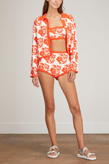 Ciao Lucia Shorts Capri Short in Grapefruit Ciao Lucia Capri Short in Grapefruit