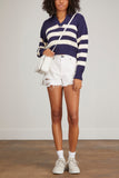 Ciao Lucia Sweaters Venezia Polo in Navy/Ivory