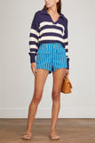 Ciao Lucia Shorts Paolo Short in Micro Stripe Ciao Lucia Paolo Short in Micro Stripe