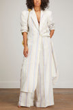 Christopher John Rogers Pants Pleated Ultra Wide Leg Trousers in Magnolia Multi Christopher John Rogers Pleated Ultra Wide Leg Trousers in Magnolia Multi