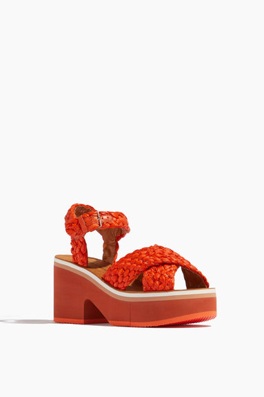 Clergerie Sandals Chrissy Sandal in Coral Clergerie Chrissy Sandal in Coral