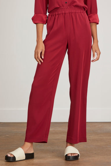 CO Pants Elastic Waist Pull On Pant in Cabernet CO Elastic Waist Pull On Pant in Cabernet