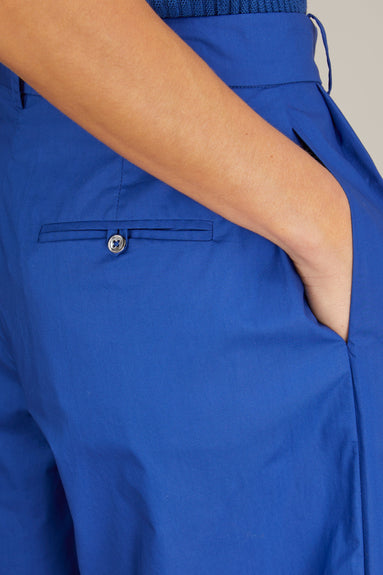 Hampden Clothing Pants Cuffed Pant in Azure CO Cuffed Pant in Azure