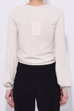 CO Clothing Peasant Sleeve Raglan Sweater in Ivory Co Peasant Sleeve Raglan Sweater in Ivory