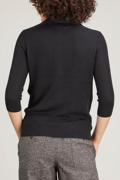 CO Tops Short Sleeve Polo in Black CO Short Sleeve Polo in Black