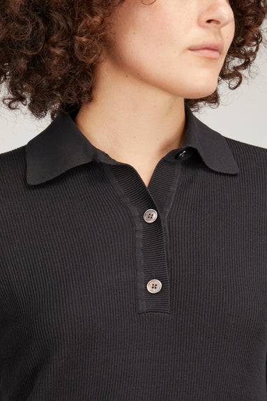 CO Tops Short Sleeve Polo in Black CO Short Sleeve Polo in Black