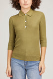 CO Tops Short Sleeve Polo in Moss CO Short Sleeve Polo in Moss