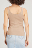 CO Tops Sweater Tank Top in Taupe