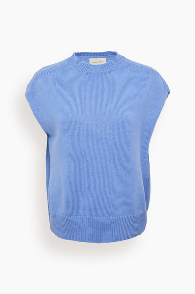 Sagar Short Sleeve Sweater in Blue